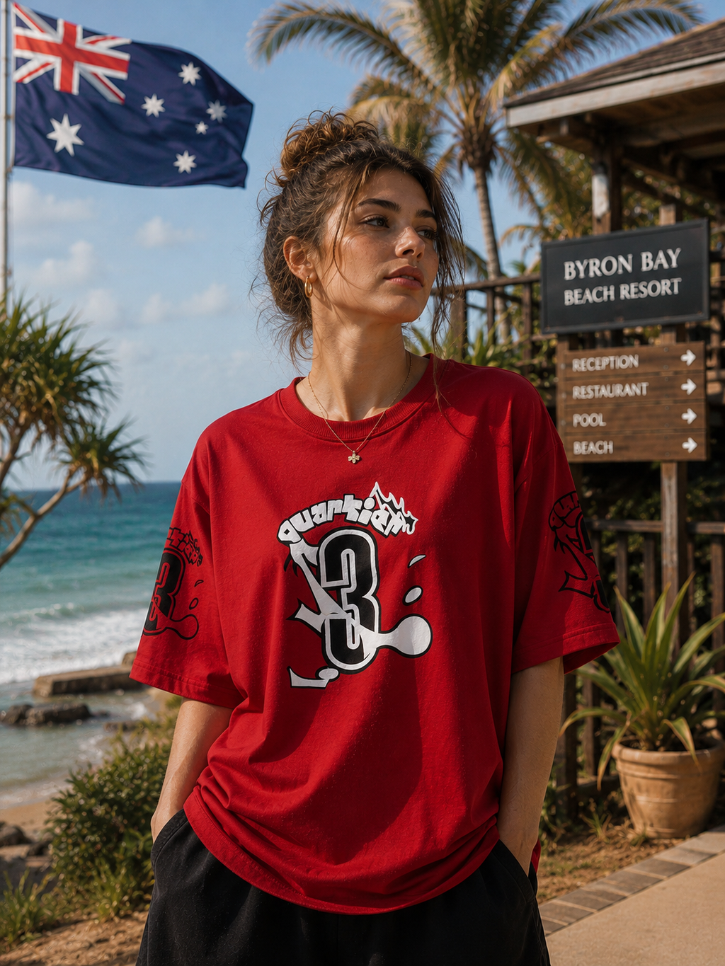 The Stranger'z Store Riviera Oversized T-Shirt