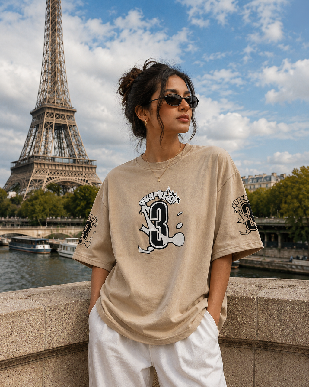 The Stranger'z Store Silhouette Premium Oversized T-Shirt