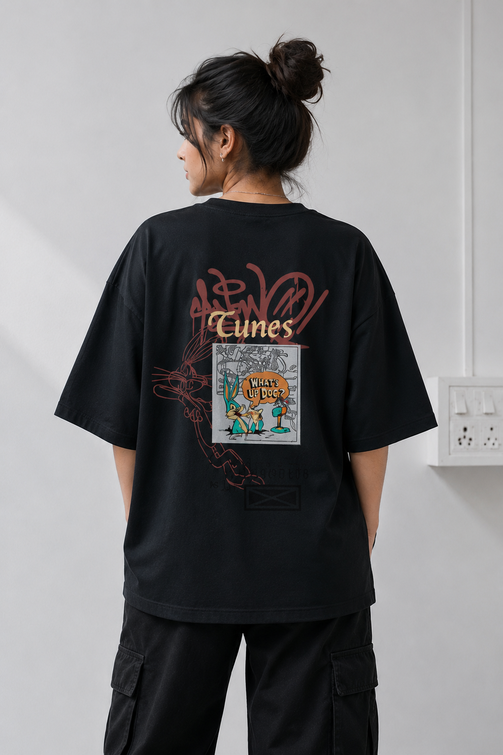 The Strangerz Store | LuxeSilk Chaos Oversized  T-Shirt