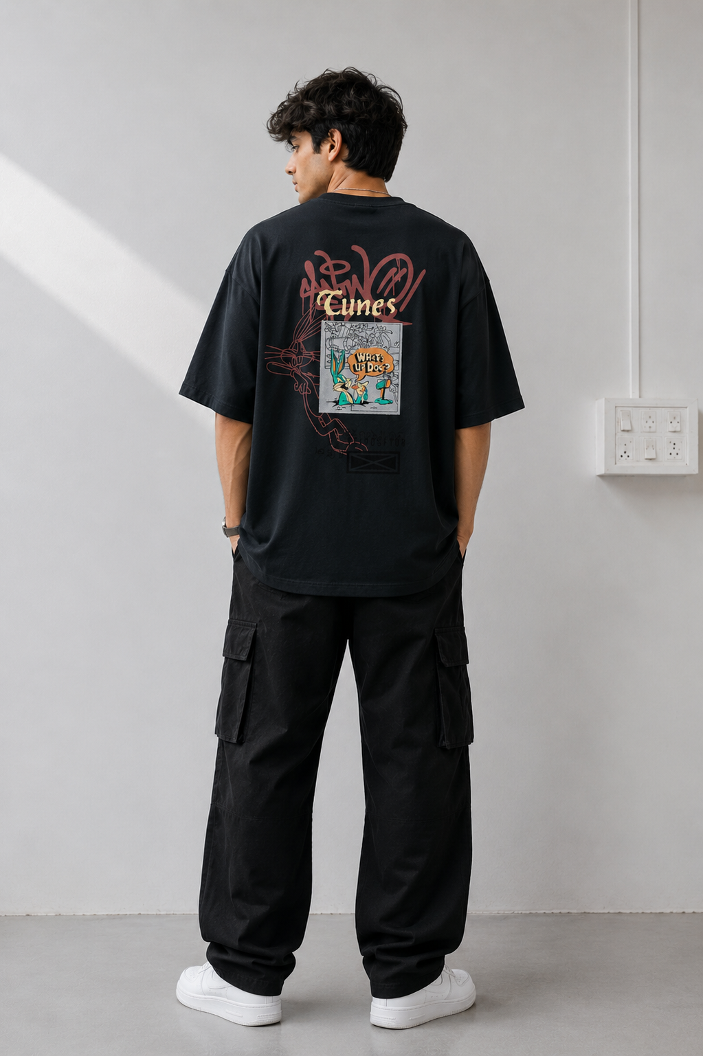 The Strangerz Store | LuxeSilk Chaos Oversized  T-Shirt