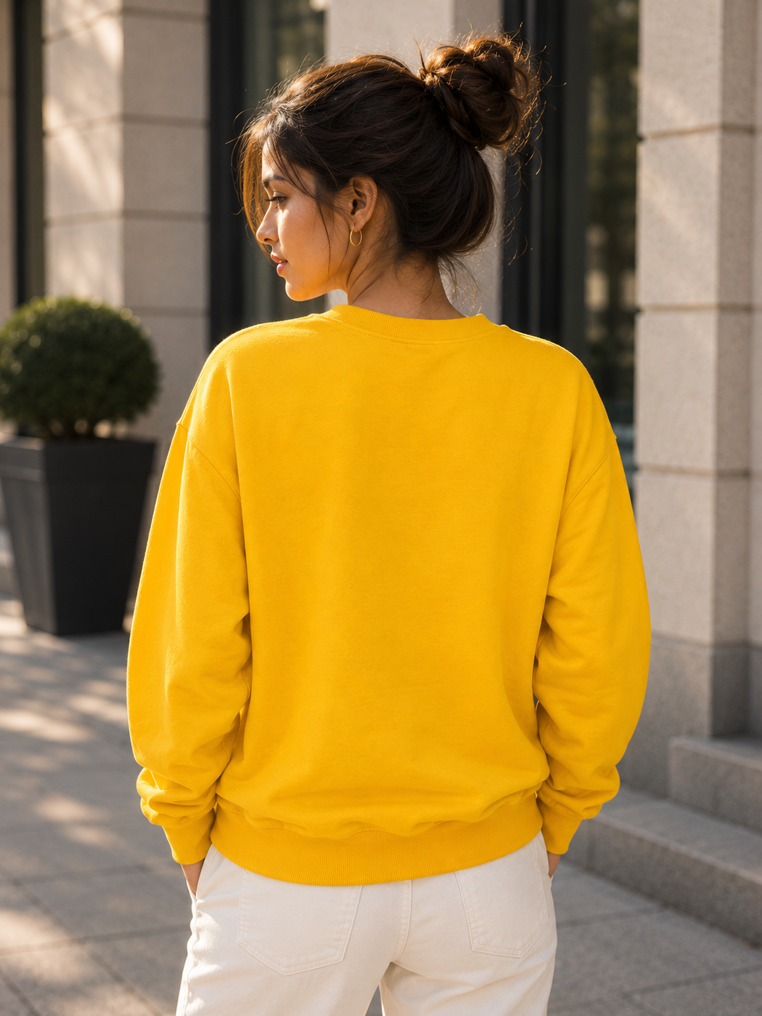 The Strangerz Store | Mustard Crewneck Sweatshirt