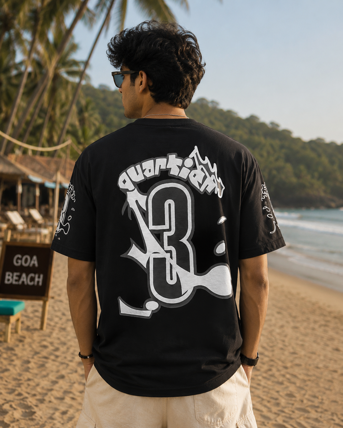 The Stranger'z Store Coastal Noir Oversized Tee