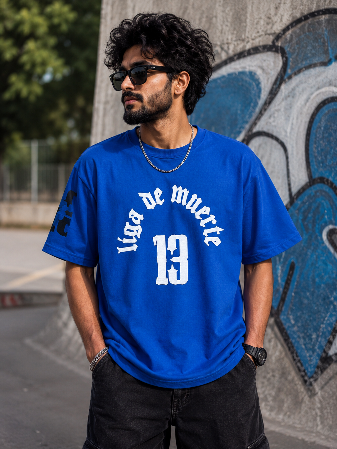 The Stranger'z Store Royal Crest Oversized T-Shirt