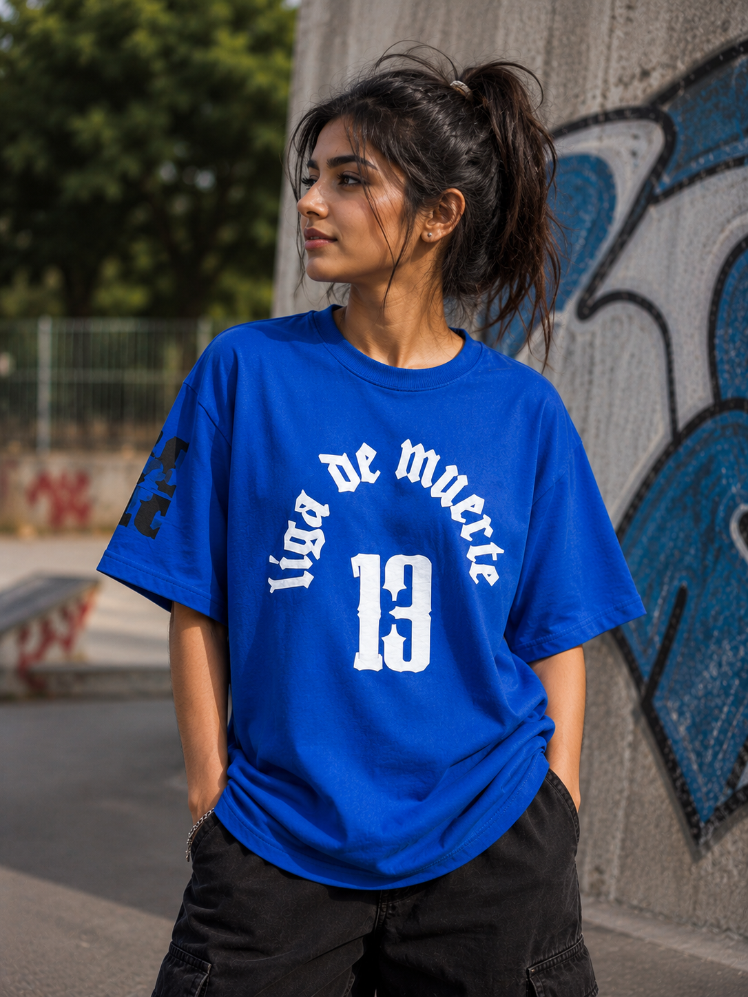 The Stranger'z Store Royal Crest Oversized T-Shirt