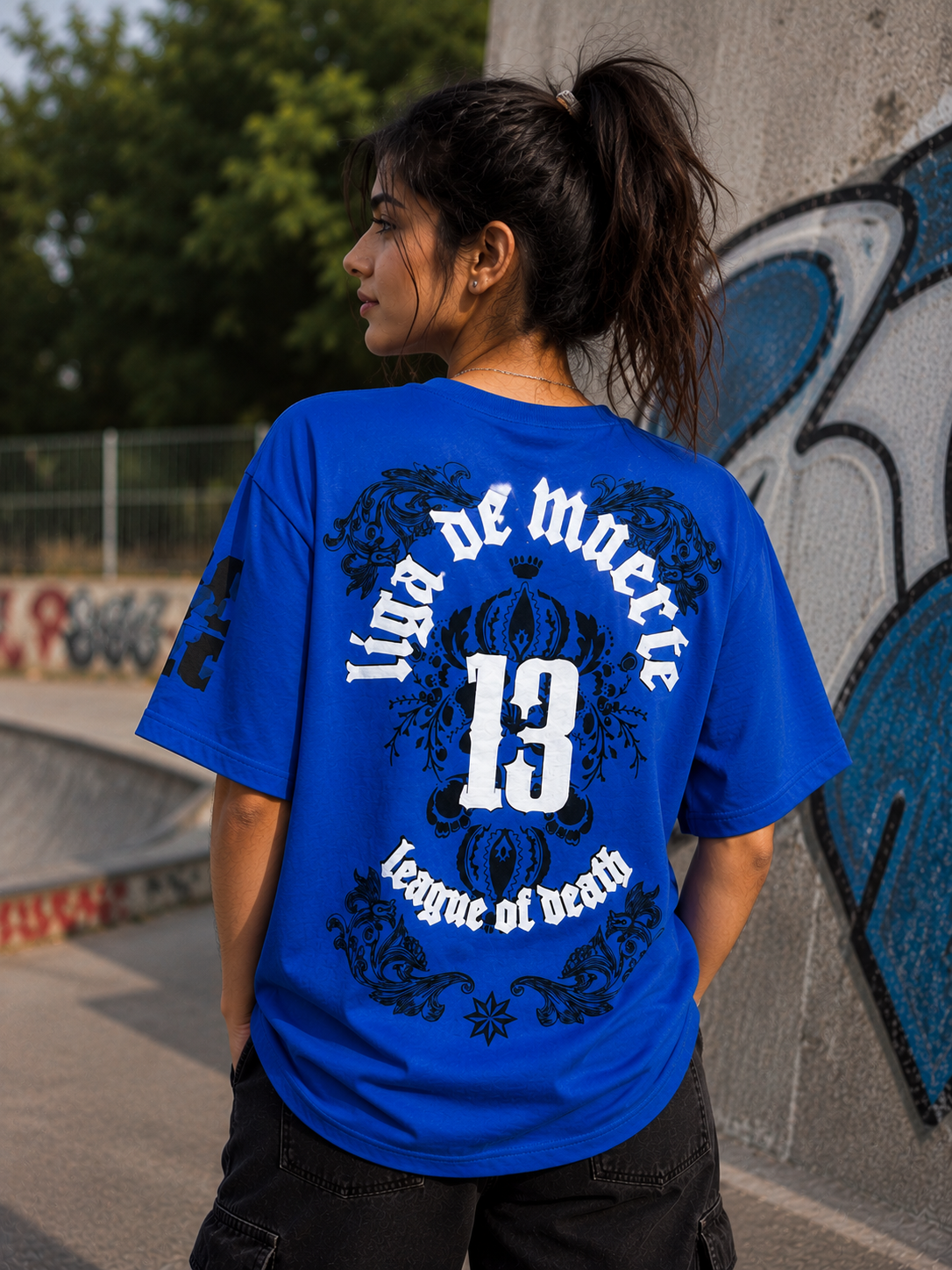 The Stranger'z Store Royal Crest Oversized T-Shirt