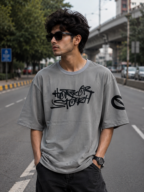 The Stranger'z Store | Fearless Motion Oversized T-Shirt