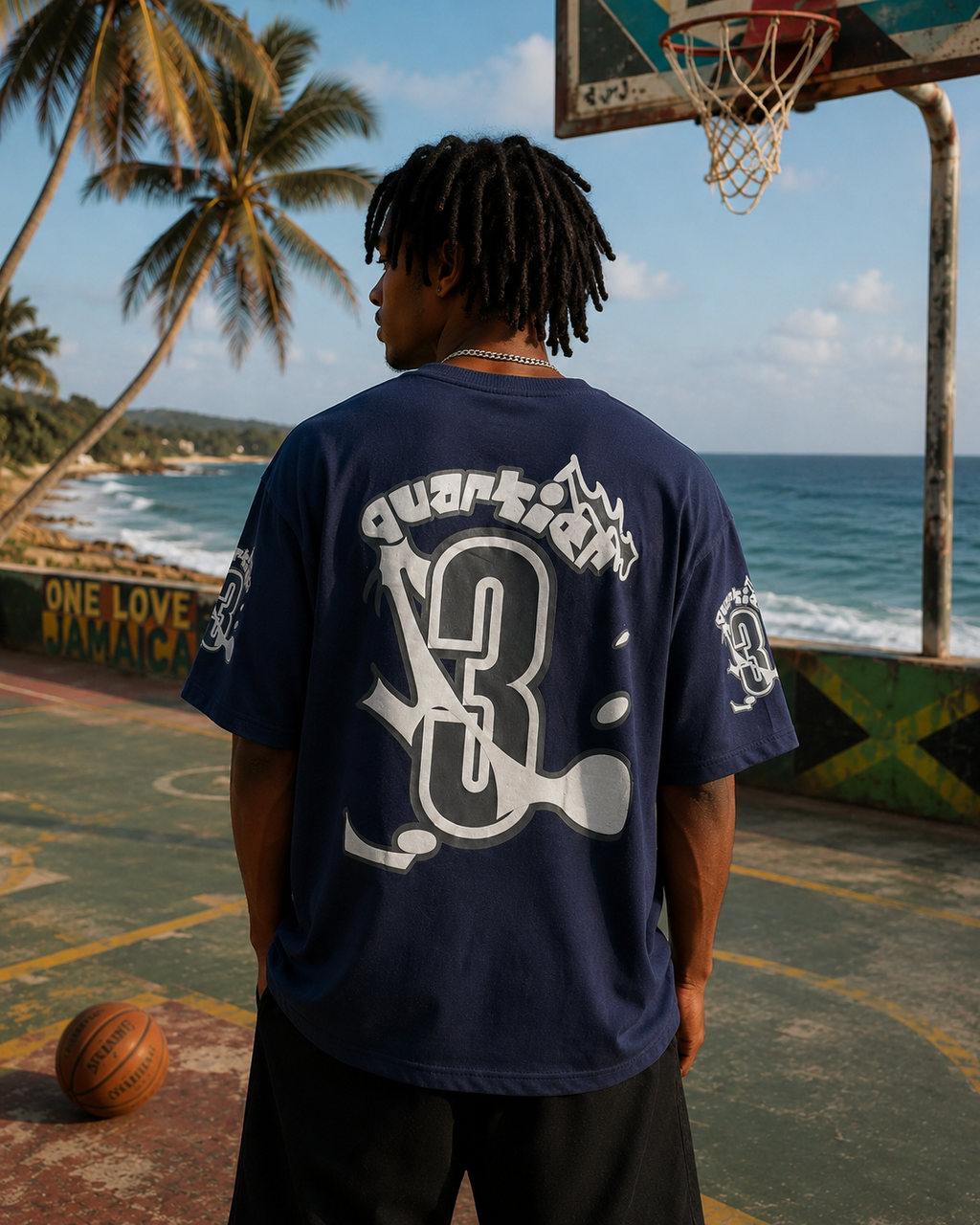 The Stranger'z Store Quarter 3 Coastal Edition Oversized Tee