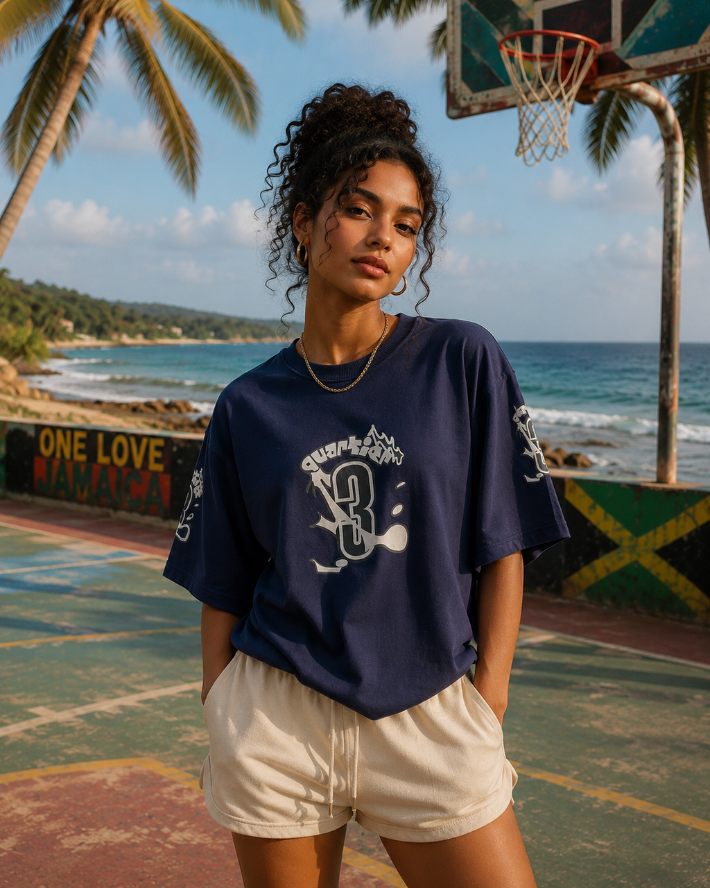 The Stranger'z Store Quarter 3 Coastal Edition Oversized Tee