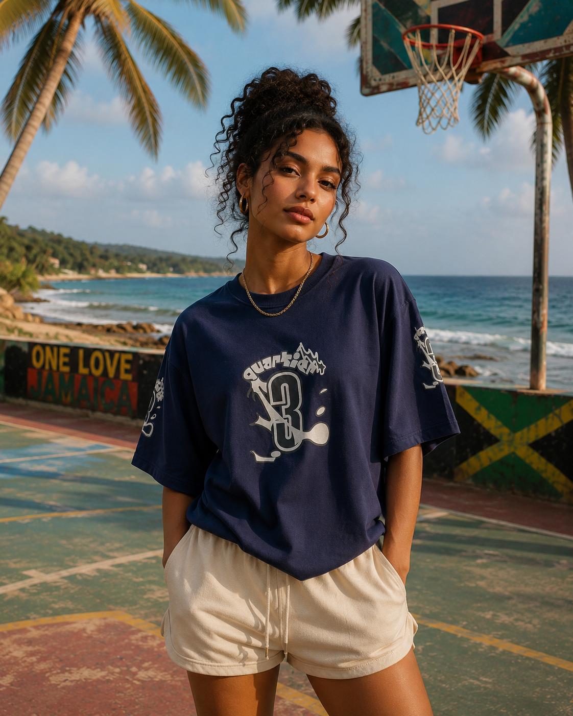 The Stranger'z Store Quarter 3 Coastal Edition Oversized Tee
