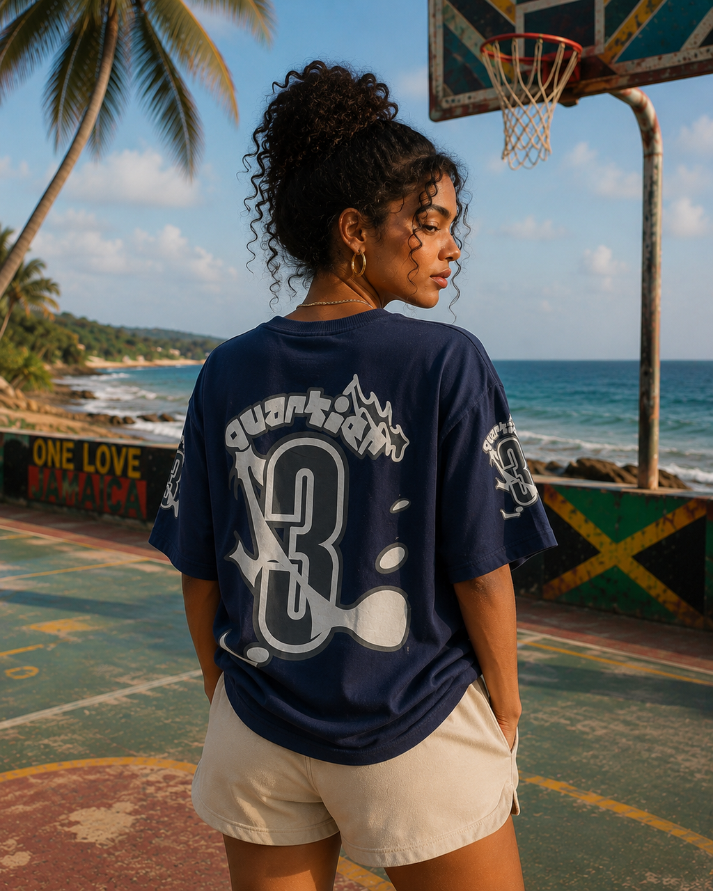 The Stranger'z Store Quarter 3 Coastal Edition Oversized Tee