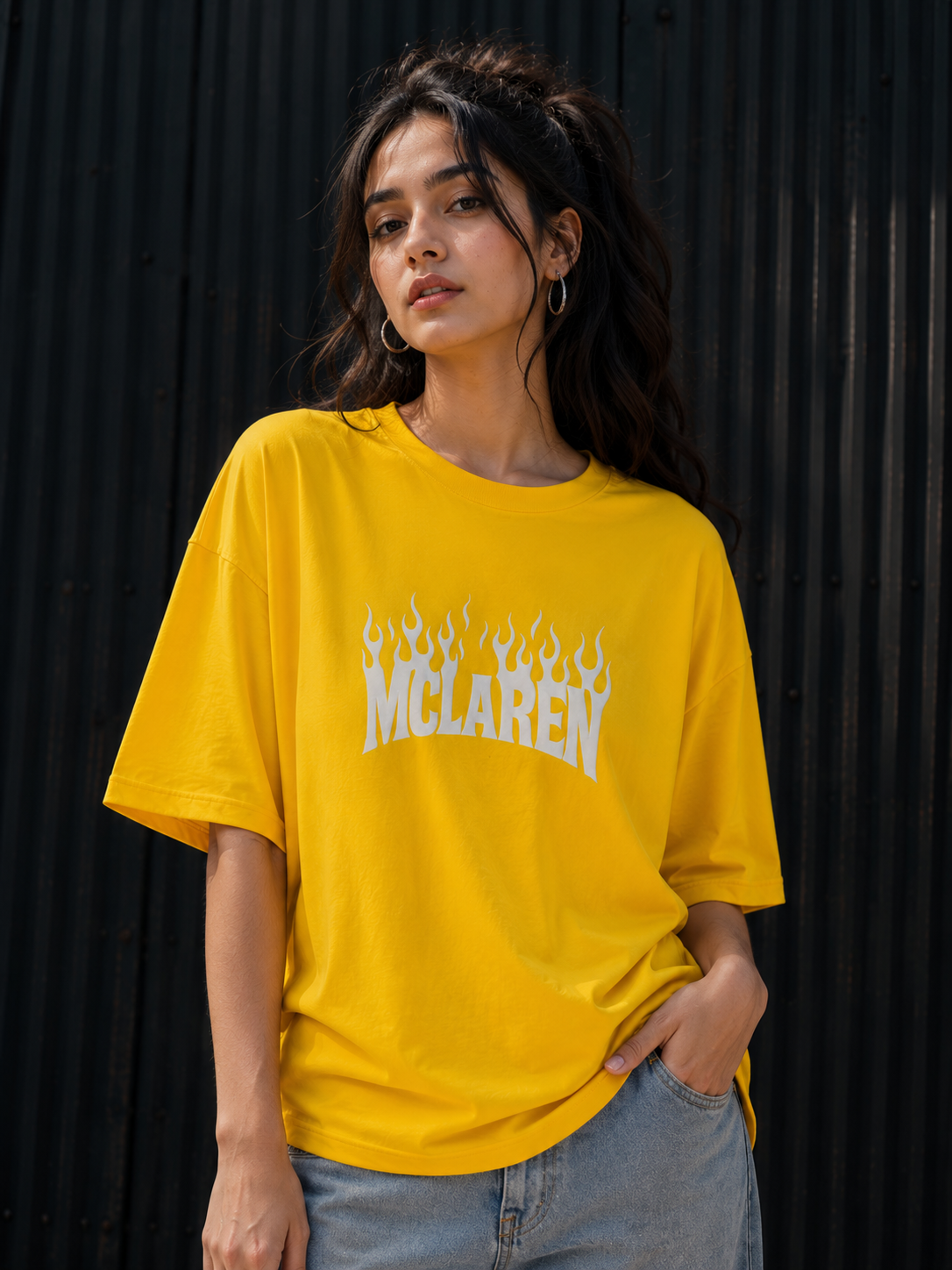 The Stranger'z Special Off-Shoulder Puff Embroidery Tee