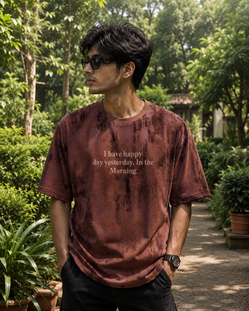 The Starnger'z Store Rustfade Acid Wash T-Shirt