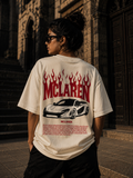 The Stranger'z Store Velocity Blaze Oversized Tee – Cream Edition
