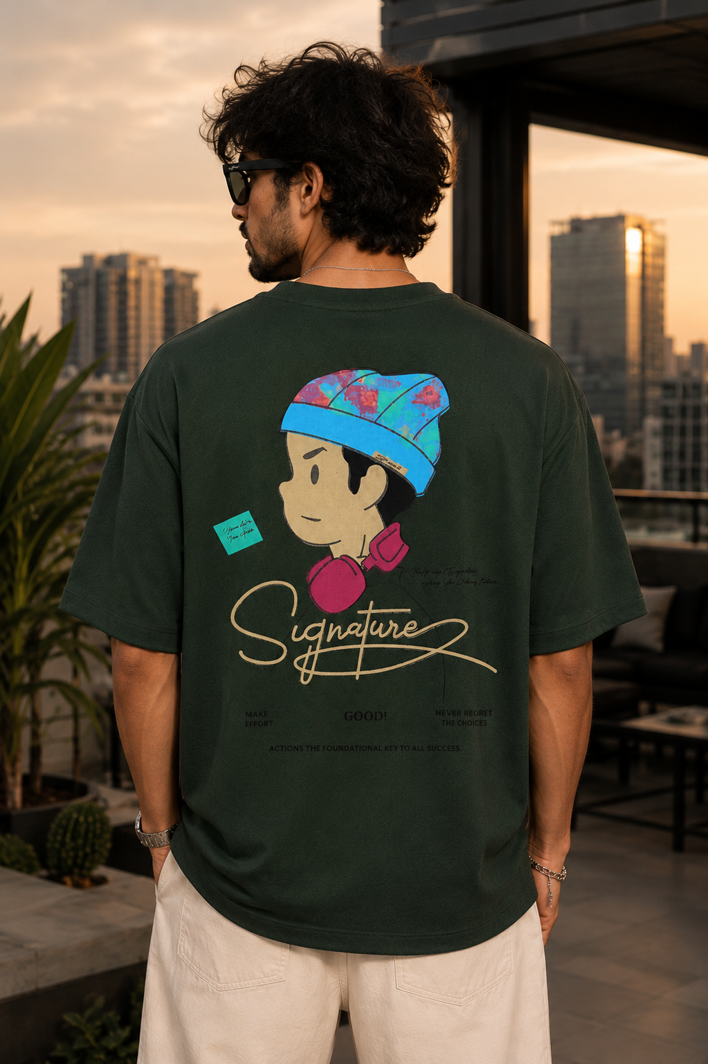 The Stranger'z  Signature Soul Oversized Tee – Forest Edition