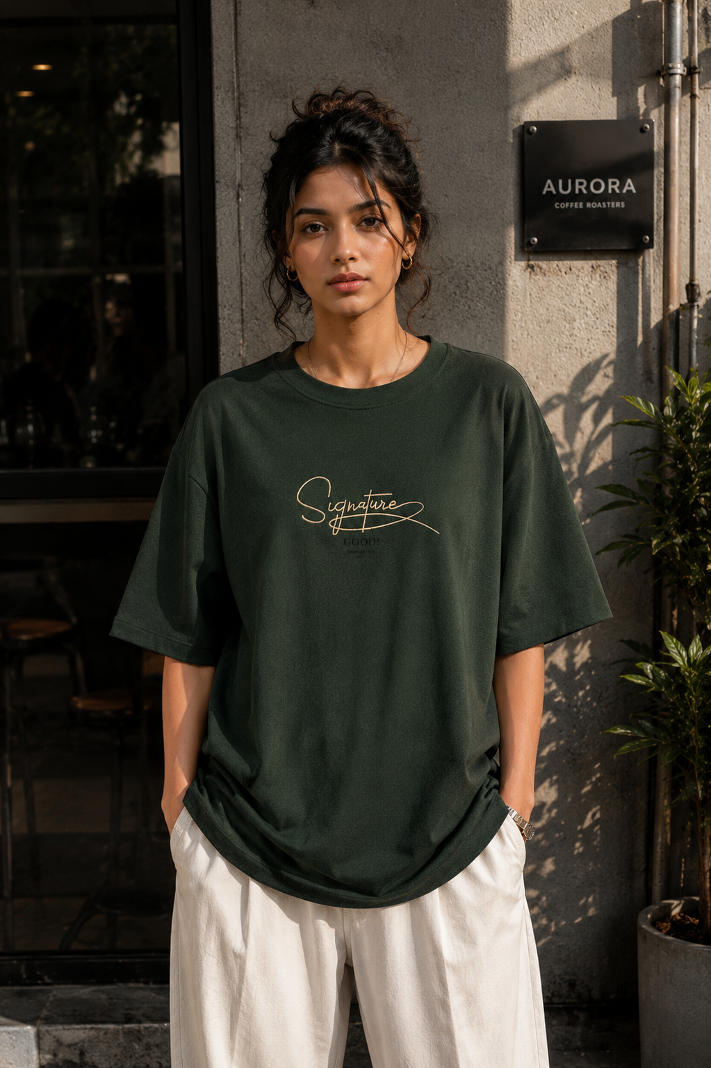 The Stranger'z  Signature Soul Oversized Tee – Forest Edition