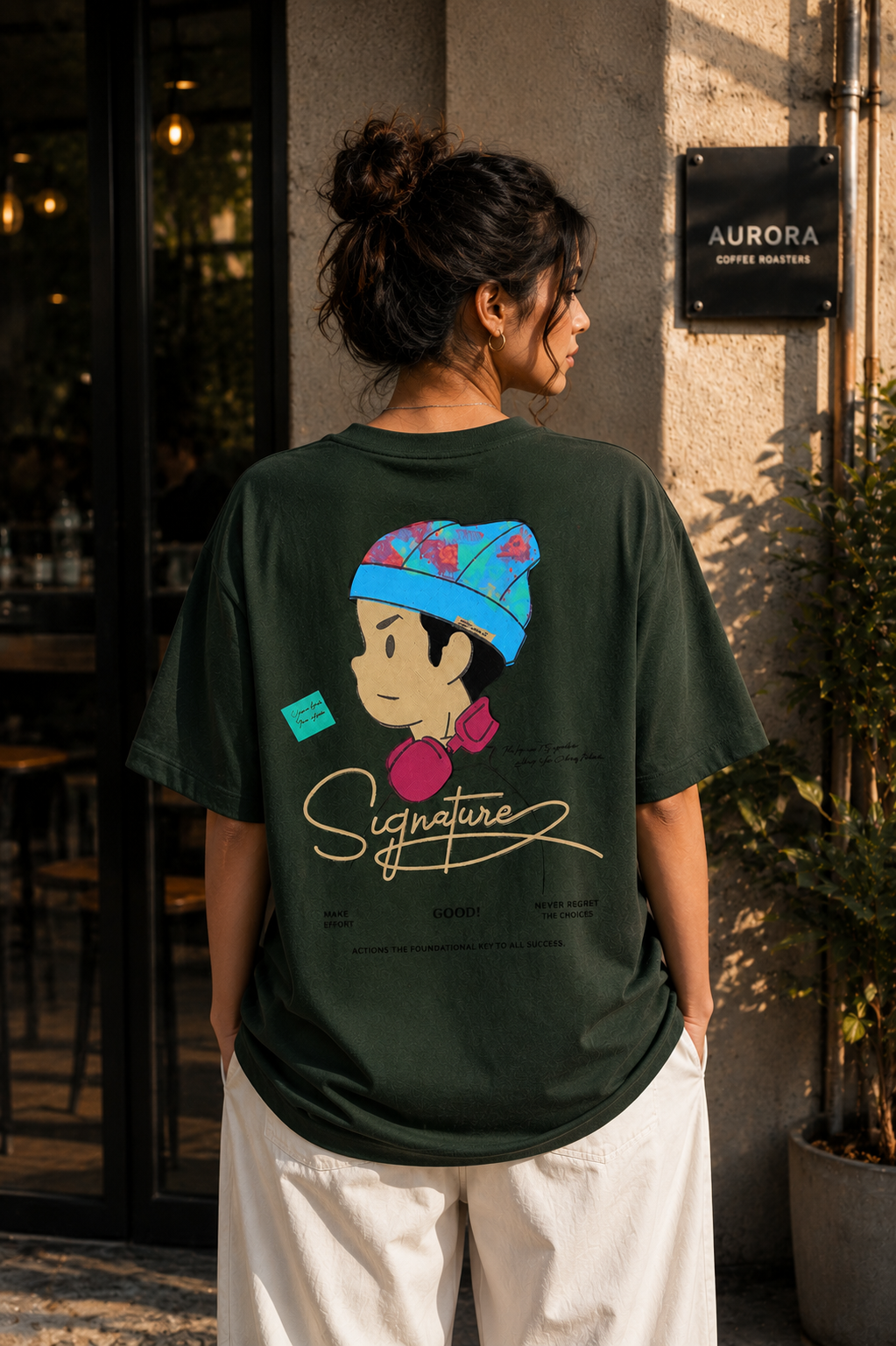 The Stranger'z  Signature Soul Oversized Tee – Forest Edition