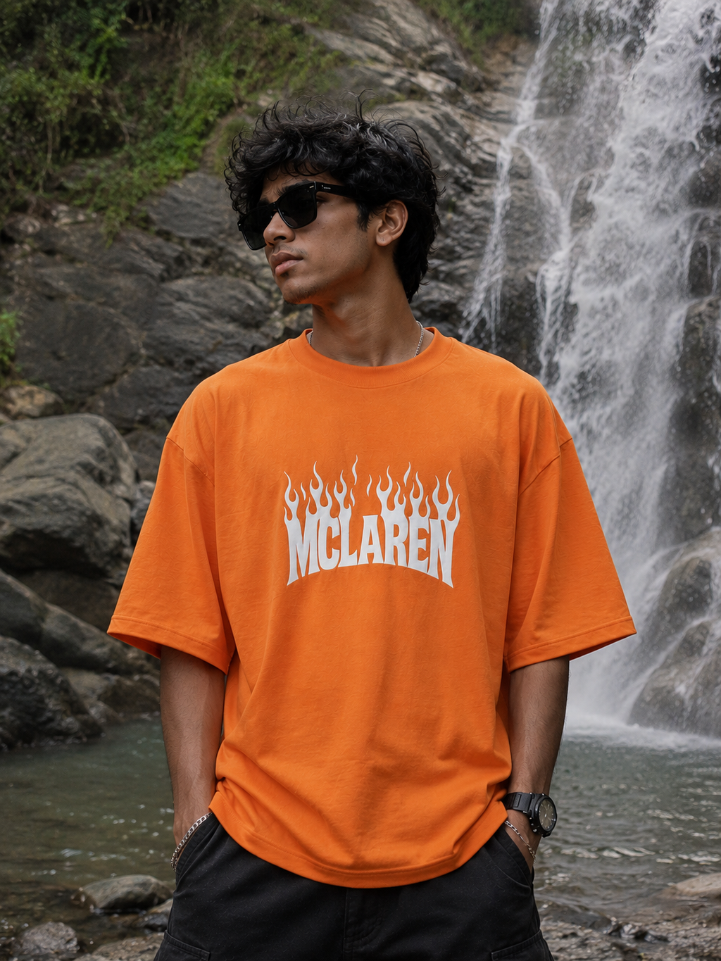 The Stranger'z Store Ignition Flame Oversized Tee