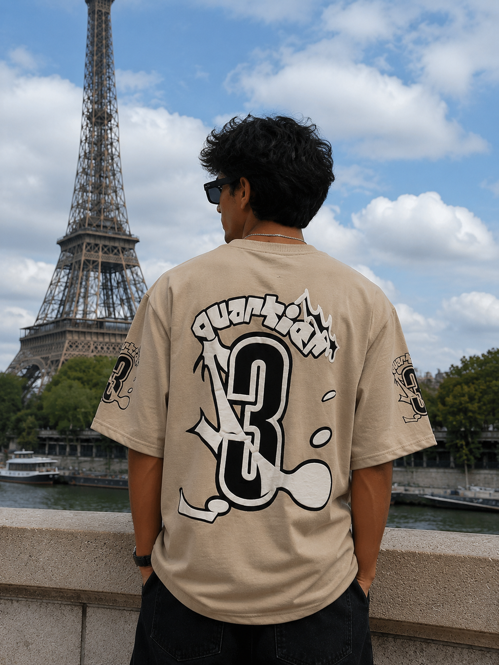 The Stranger'z Store Silhouette Premium Oversized T-Shirt